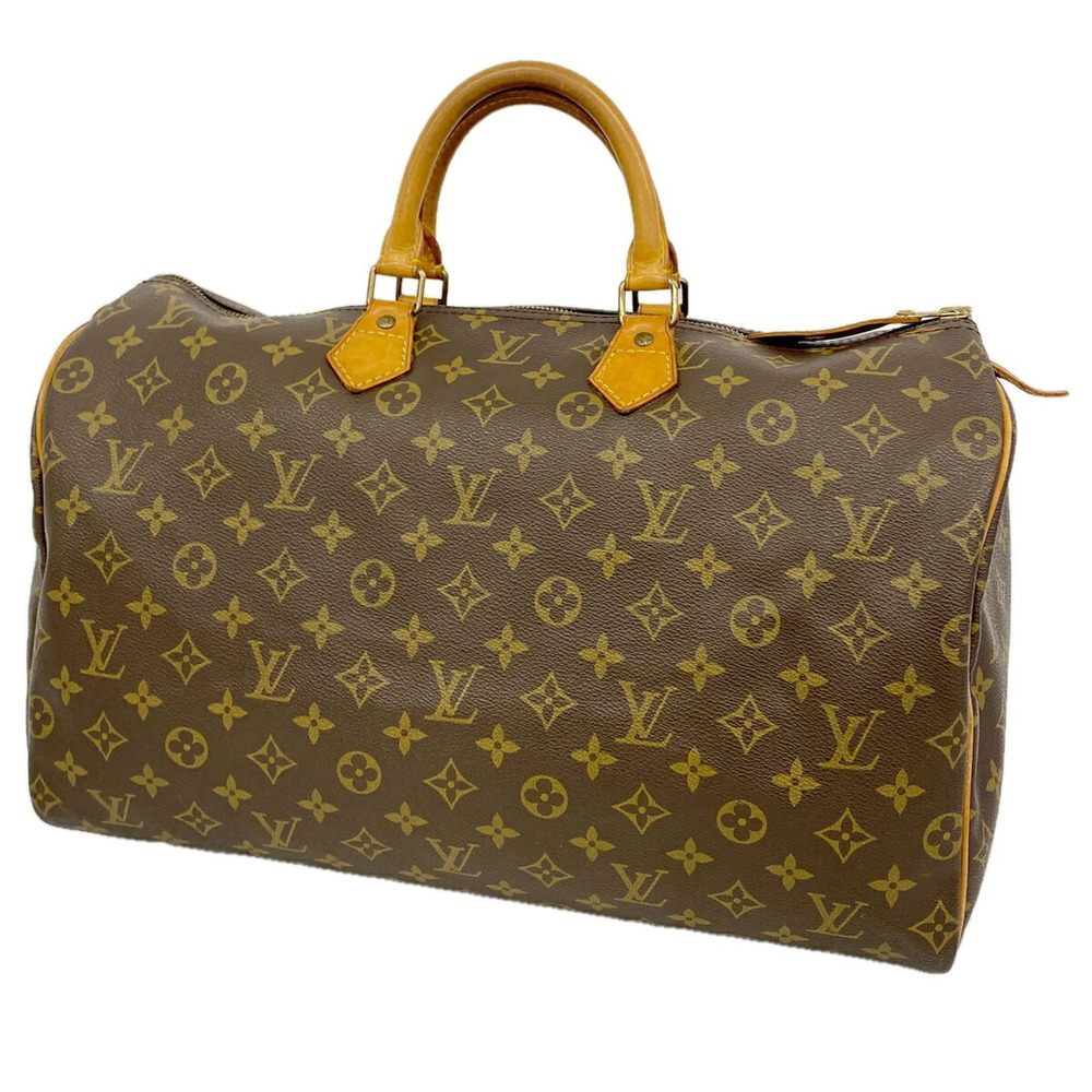 LOUIS VUITTON Brown Monogram Speedy 40 Bag